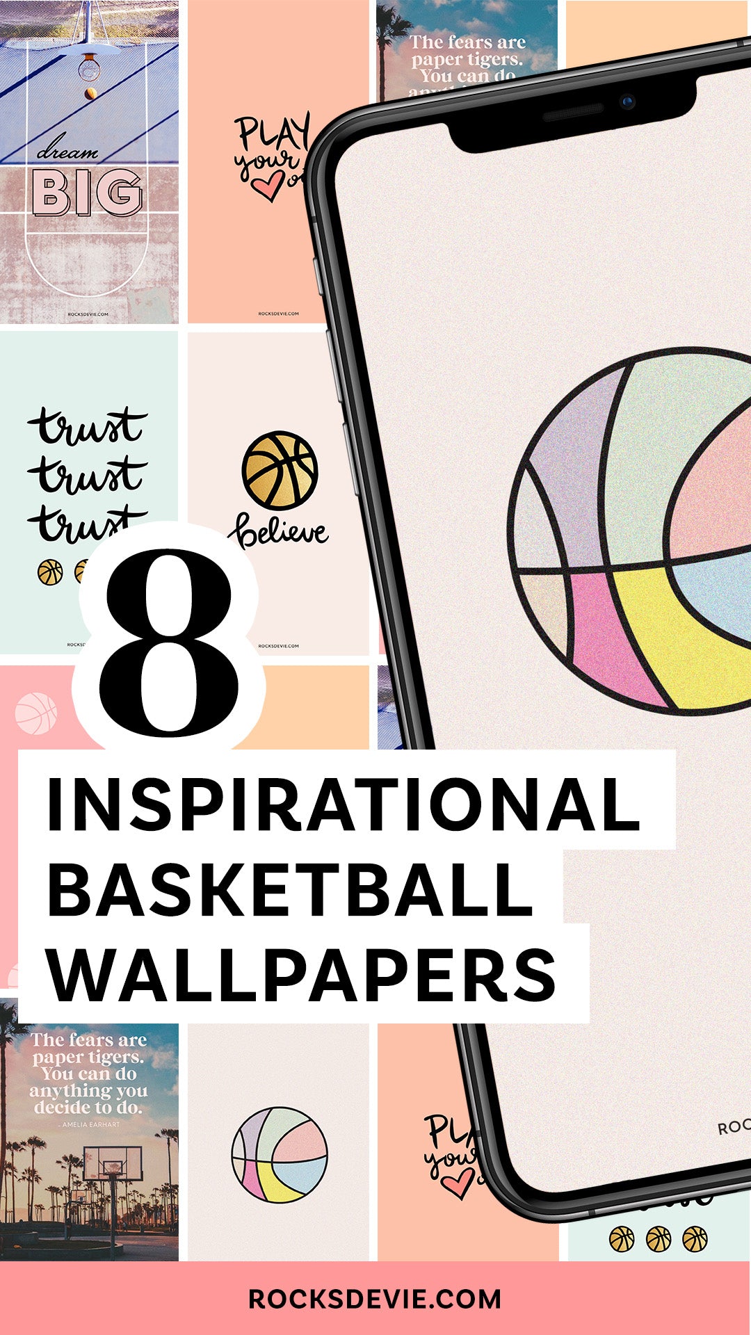 New Inspirational Phone Wallpapers for Basketball Girls