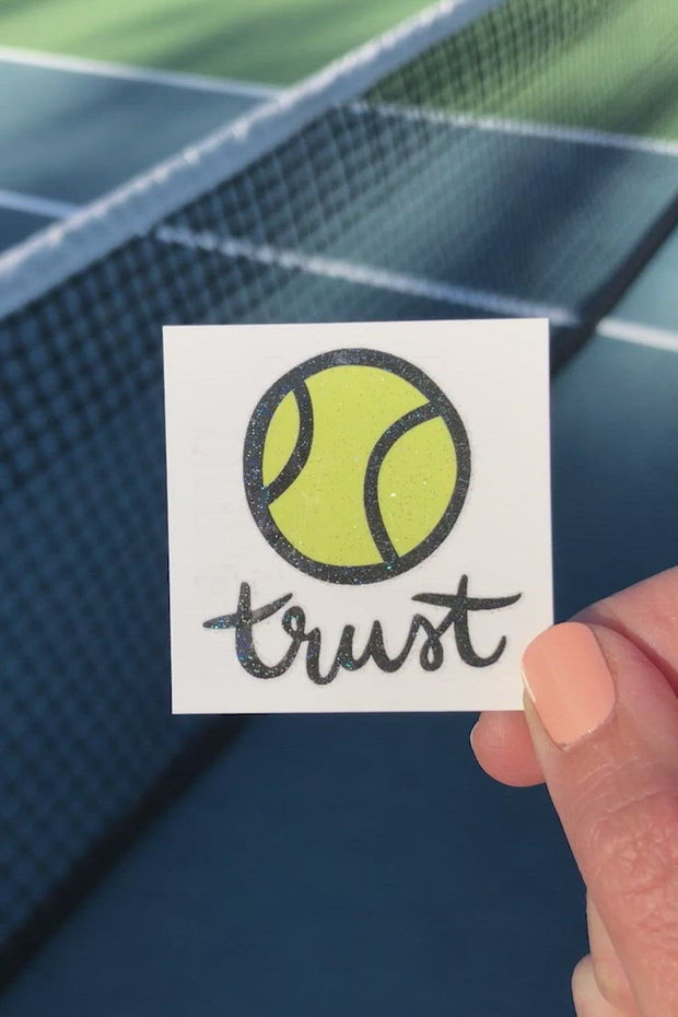 Trust Tennis Temporary Tattoos
