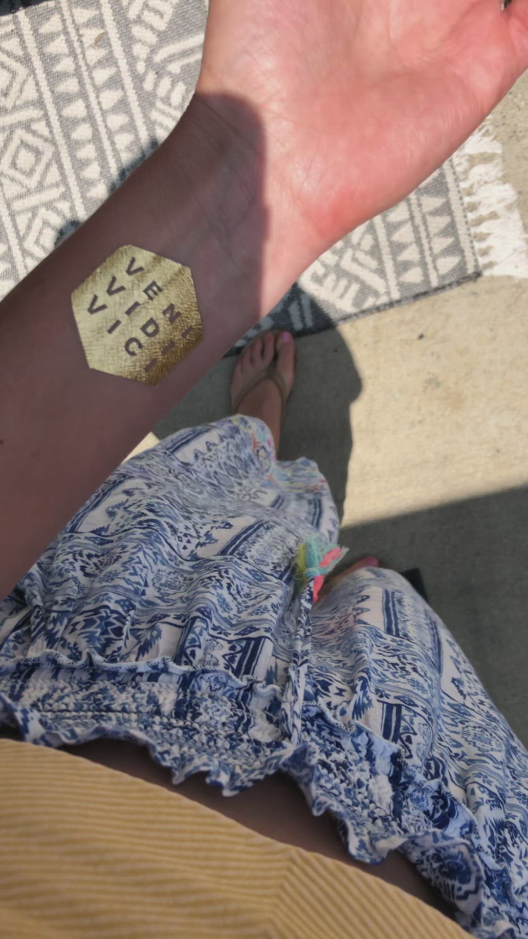 Veni Vidi Vici Temporary Tattoos