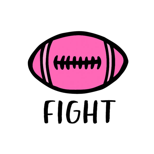 Fight Flag Football Temporary Tattoos