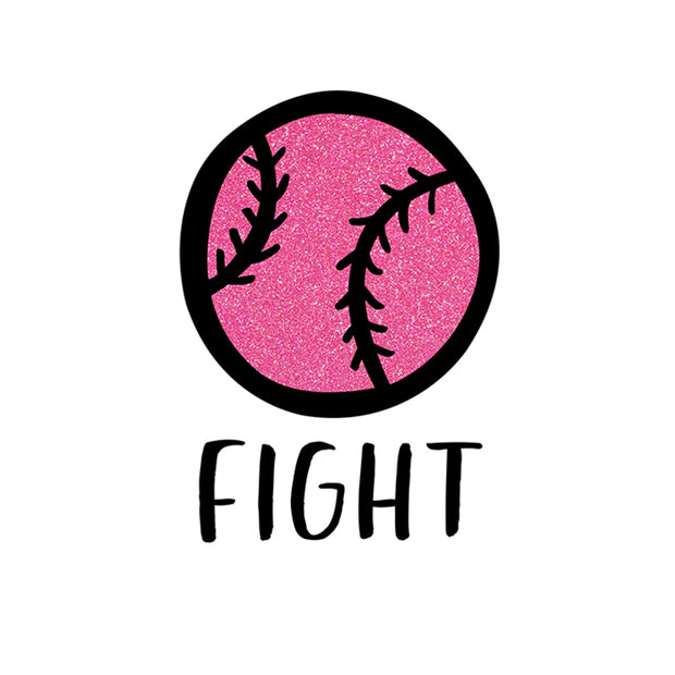 Fight Softball Temporary Tattoos