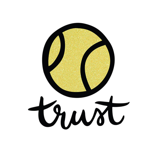 Trust Tennis Temporary Tattoos